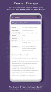 Crystal Guide® Pocket Edition screenshot