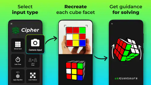 Cube Cipher - Cube Solver screenshot