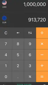 Currency converter offline screenshot