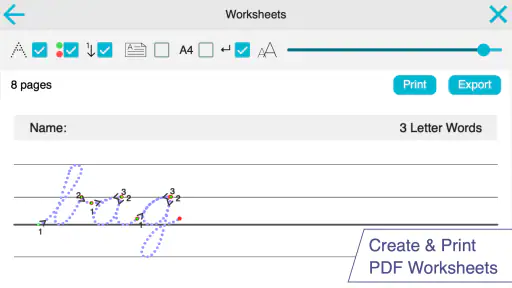 Cursive Writing Wizard - Kids screenshot