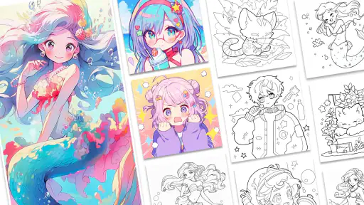 Cute Drawing : Anime Color Fan screenshot
