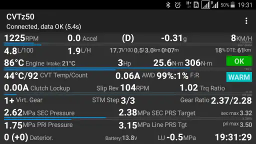 CVTz50 screenshot