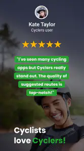 Cyclers: Bike Navigation & Map screenshot