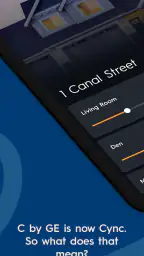 Cync (the new name of C by GE) screenshot