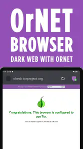 Dark Web Browser : OrNET screenshot