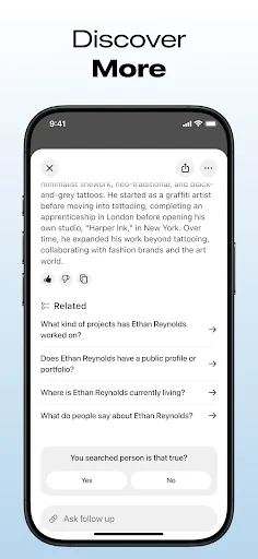 Deepsearch AI Search Assistant screenshot
