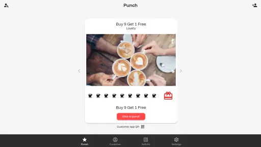 digiPunchCard screenshot