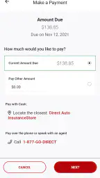 Direct Auto Insurance screenshot