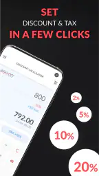Discount and tax percentage ca screenshot