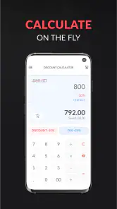Discount and tax percentage ca screenshot