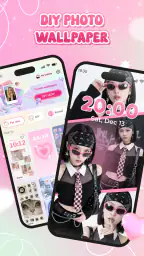 DIY Wallpaper Maker Collage screenshot