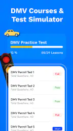 DMV Written Exam Practice App screenshot