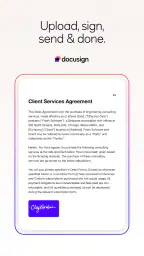Docusign - Upload & Sign Docs screenshot