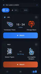 Dofu Live - NFL NCAA NHL MLB screenshot