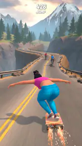 Downhill Skate Race screenshot