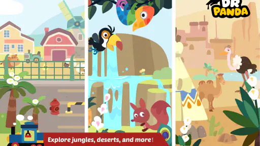 Dr. Panda Train screenshot