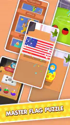 Drop Fit: World Flag Puzzle screenshot