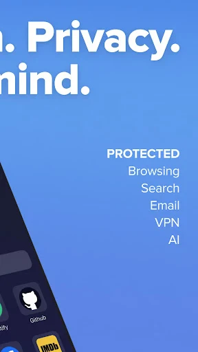 DuckDuckGo Browser, Search, AI screenshot