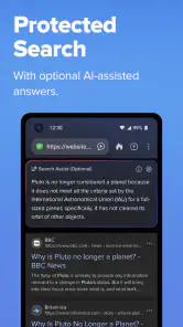 DuckDuckGo Browser, Search, AI screenshot