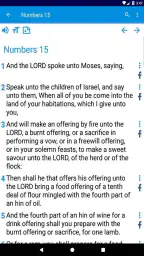 Easy to read KJV Bible screenshot