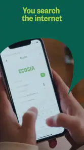 Ecosia: Search to plant trees screenshot