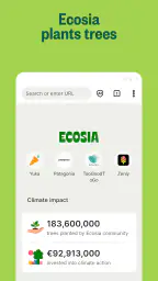 Ecosia: Search to plant trees screenshot