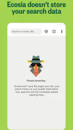 Ecosia: Search to plant trees screenshot