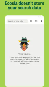 Ecosia: Search to plant trees screenshot