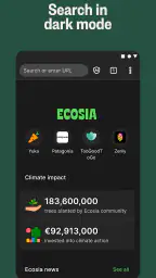Ecosia: Search to plant trees screenshot