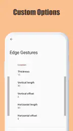 Edge Gestures screenshot