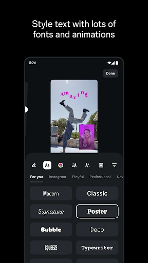 Edits, an Instagram app screenshot