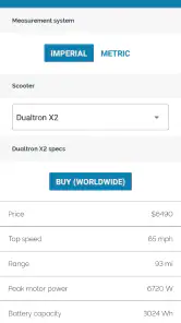 Electric Scooter Universal App screenshot