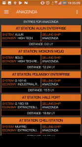 Elite Dangerous TradePad Pro screenshot