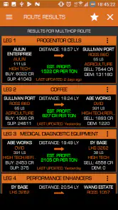 Elite Dangerous TradePad Pro screenshot