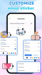 Emoji Battery: Status Bar screenshot