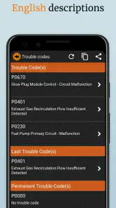 OBD2 Car Scanner - EOBD Facile screenshot