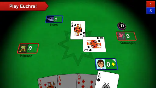 Euchre 3D Card Game Online screenshot