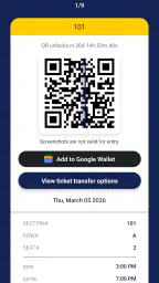 Fans First Tickets screenshot