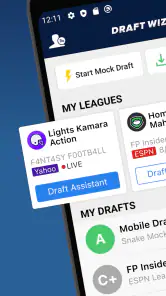 Fantasy Football Draft Wizard screenshot
