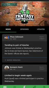 Fantasy Footballers screenshot