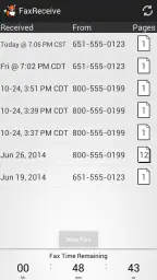 FaxReceive - receive fax phone screenshot