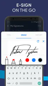 Fill and Sign Easy PDF Editor screenshot
