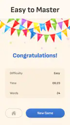 Fill-in Word: Crossword Puzzle screenshot