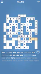 Fill-Ins · Word Fit Puzzles screenshot