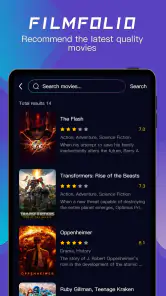 FilmFolio screenshot