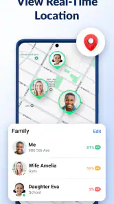 Findo: Find my Friends, Phone screenshot