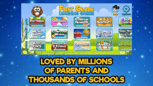 First Grade Learning Games screenshot