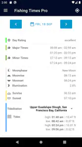 Fishing Times Pro screenshot