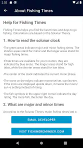 Fishing Times Pro screenshot