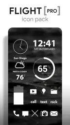 Flight Pro - White Icon Pack screenshot